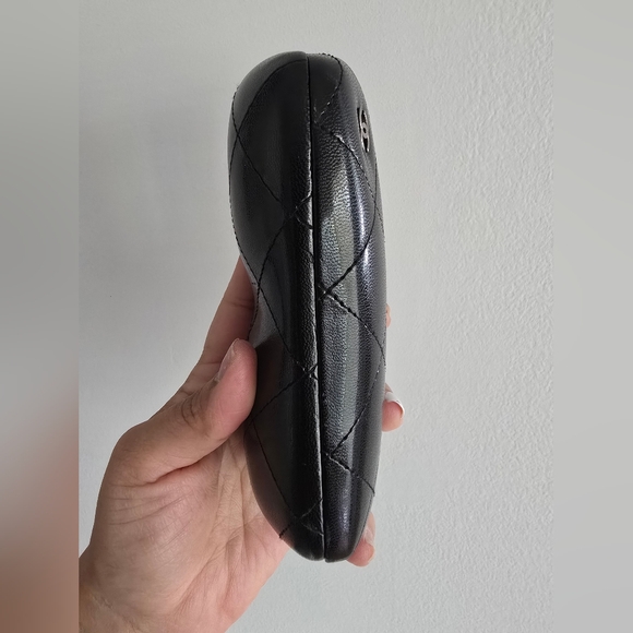 Chanel Quilted Leather Eyeglass Case With Box - Black - Picture 9 of 13